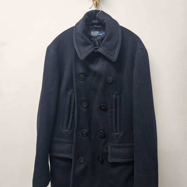 폴로 미해군 피코트 네이비 10버튼