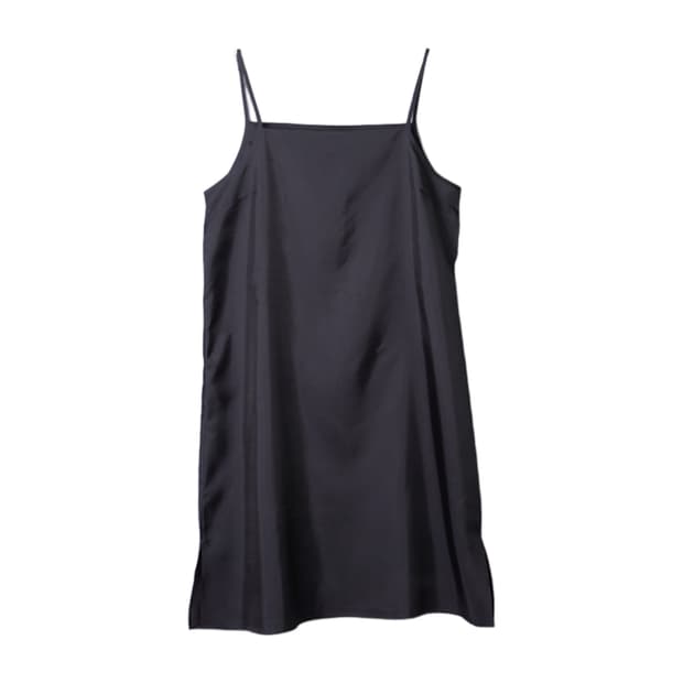 [Vintage] Cupra 100% Black Slip Dress