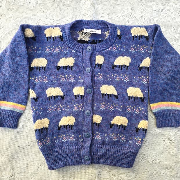 영국 핸드메이드 셔틀랜드울  아동복 
