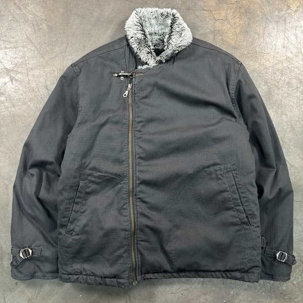 빈티지 버클 쉐르파 자켓