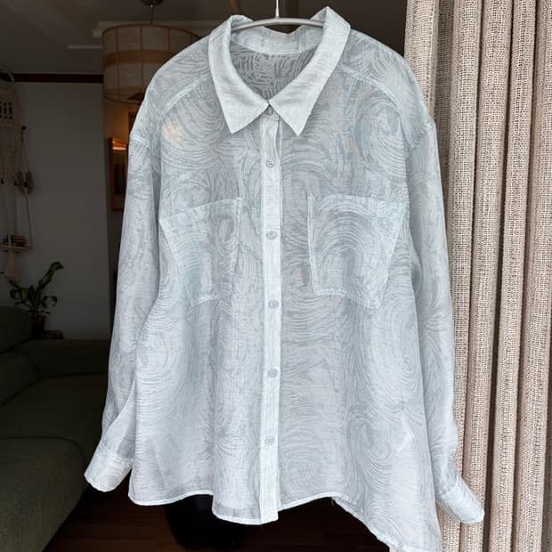 patterned blouse