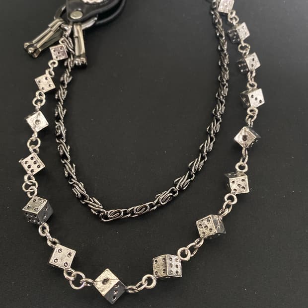 웨스턴 무드 다이스 키체인