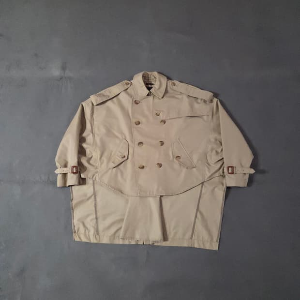 R13 알써틴 여성 오버사이즈 트렌치 코트 자켓 S