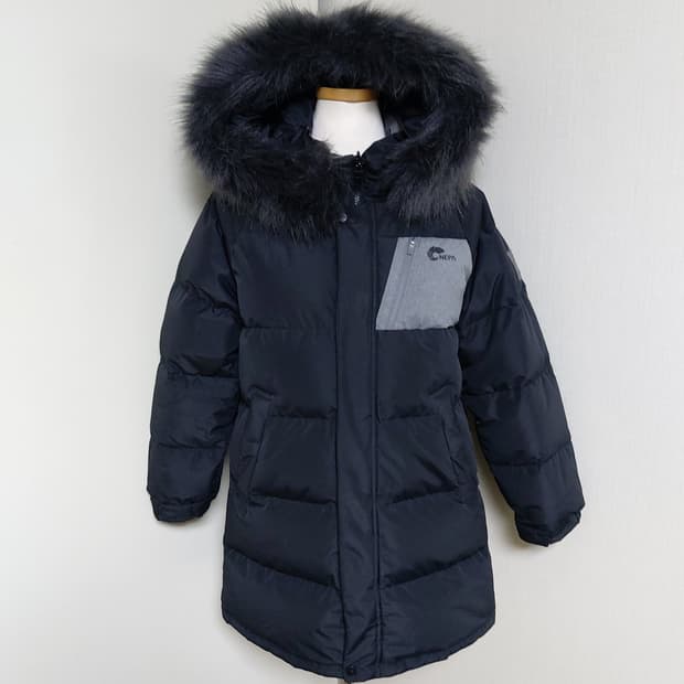 네파키즈 공용 네로 덕다운 롱패딩(140)

