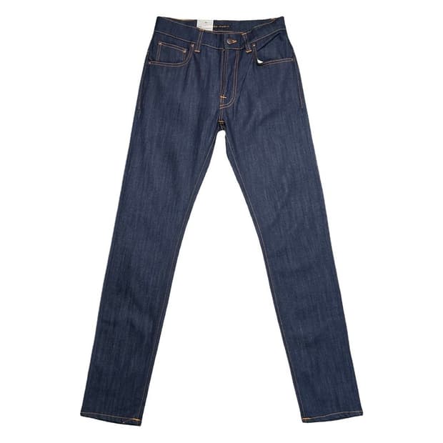 [새상품] 누디진 쌩지 씬핀 드라이 에크루 엠보 데님팬츠 W30 L32