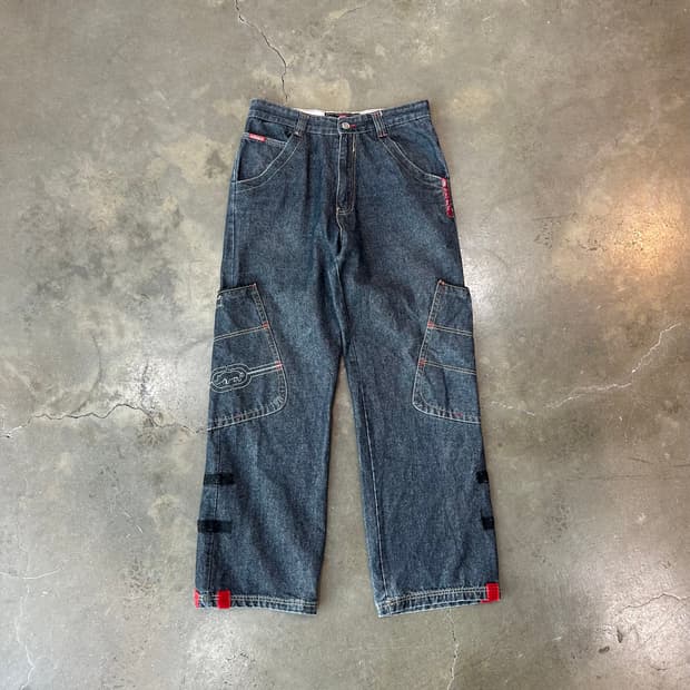 에코언리미티드 힙합 데님팬츠