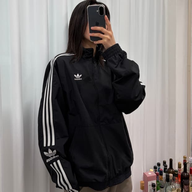 [S]아디다스 파이어버드 트레포일 바람막이