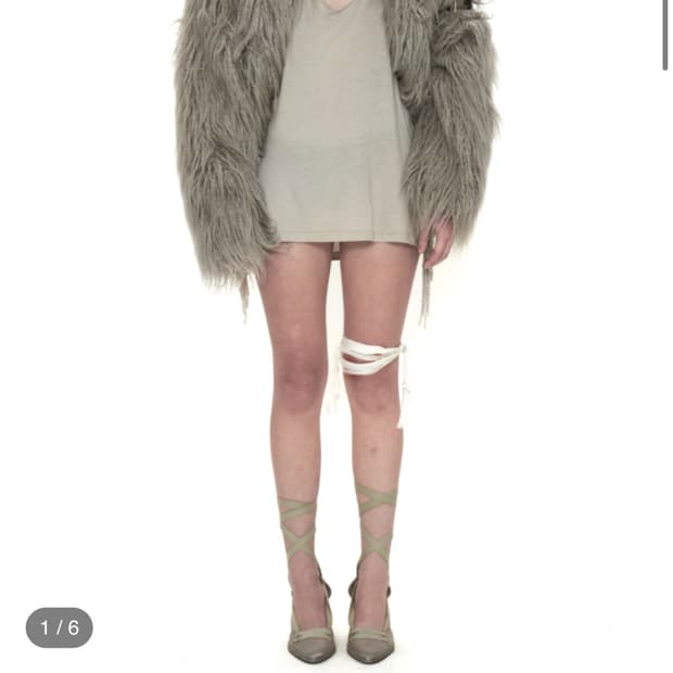 604service FUR JACKET WITH ARMY PATCH IN