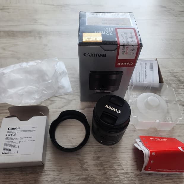 캐논 EF-M 11-22mm IS STM 광각 줌렌즈 팜. M마운트