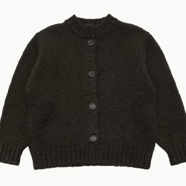 아모멘토 HAND KNITTED CARDIGAN 핸드 니티드 가디건 