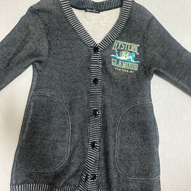 Hysteric Glamour 차콜 가디건