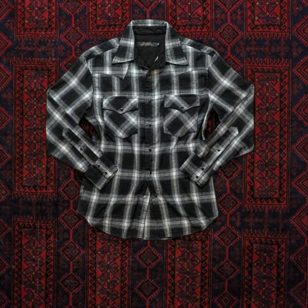 버드노트 웨스턴셔츠 46사이즈