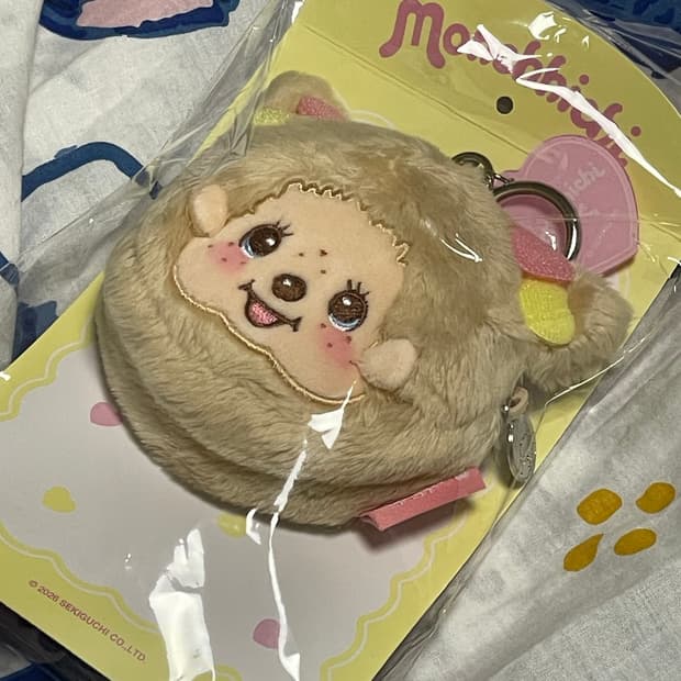 몬치치 해피 엔젤몬치치 레어템 정품 키링 파우치 미개봉 새상품 바로발송
