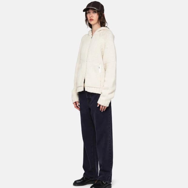 Stussy Chunky Knit Zip Hoodie