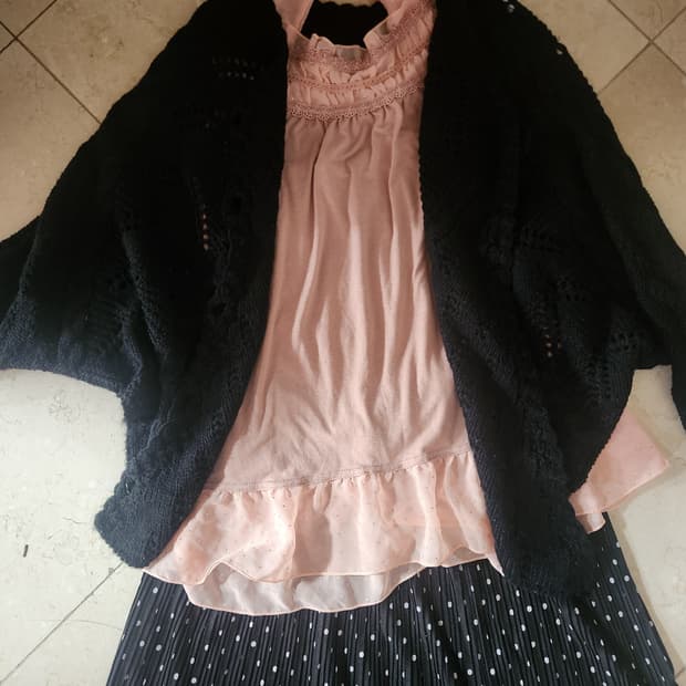 빈티지 갸루 모리걸 코디셋 3p