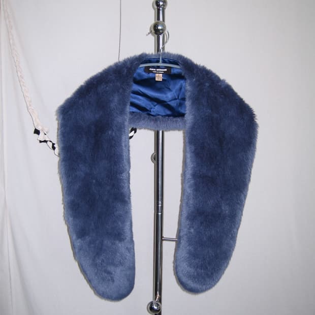 준야 와타나베 꼼데가르송 페이크 퍼 숄