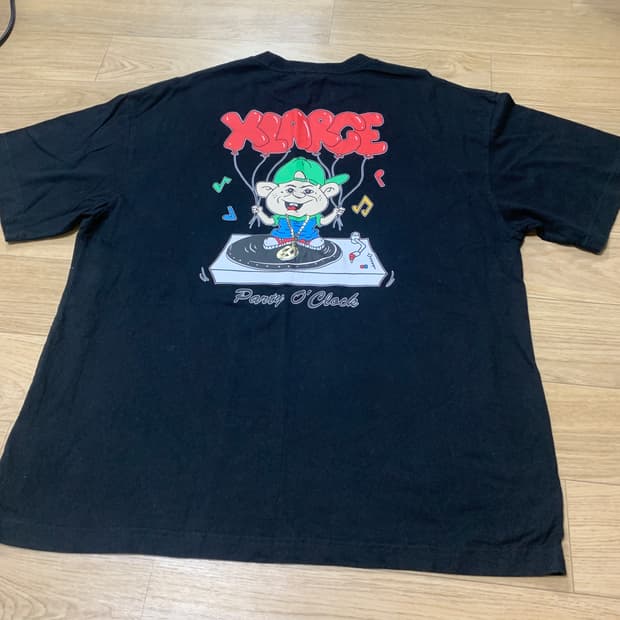 XL)엑스라지 XLARGE 벌룬 로고 포켓 캐릭터 반팔 티셔츠