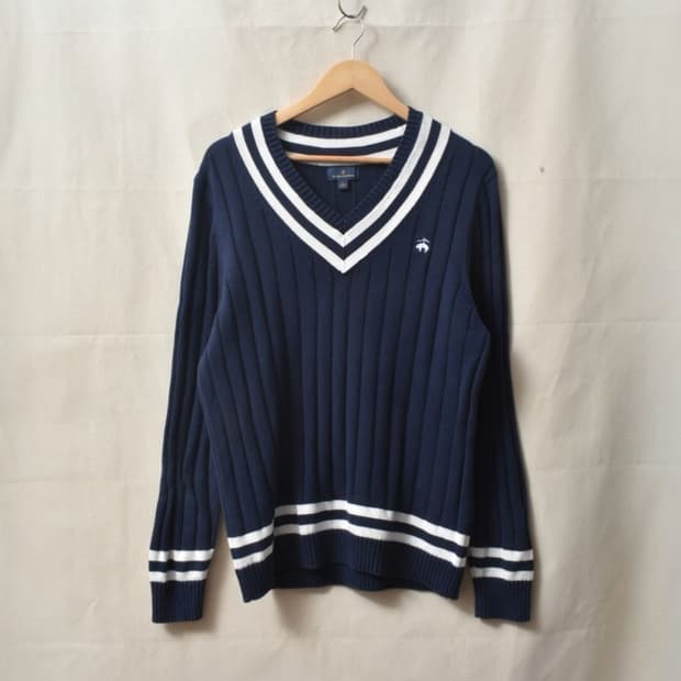 브룩스브라더스 크리켓 코튼 니트 L M0179