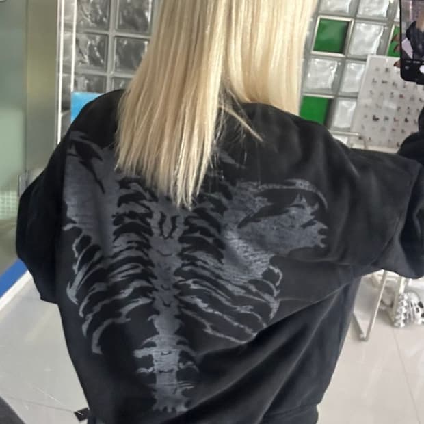 SWEAT BONE BOMBER JACKET 스웨트본 봄버 재킷