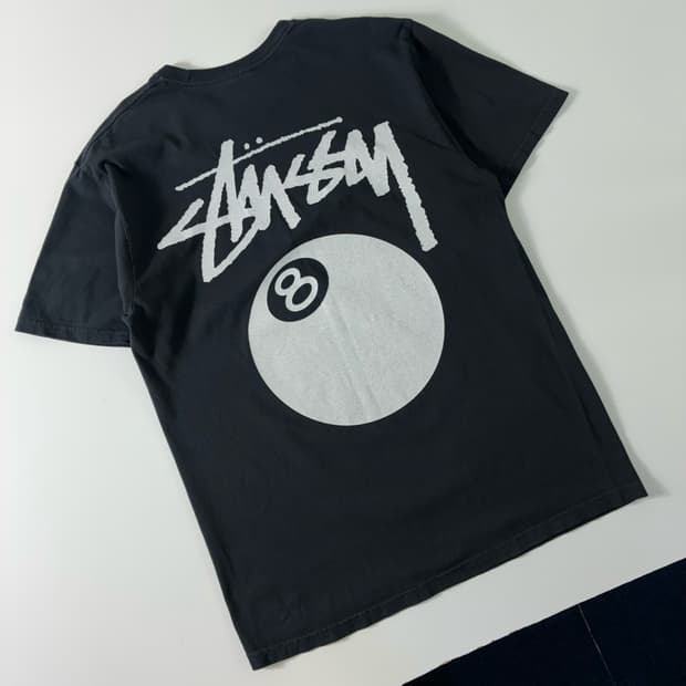 Stussy 스투시 8볼 피그먼트 다이드 반팔티셔츠