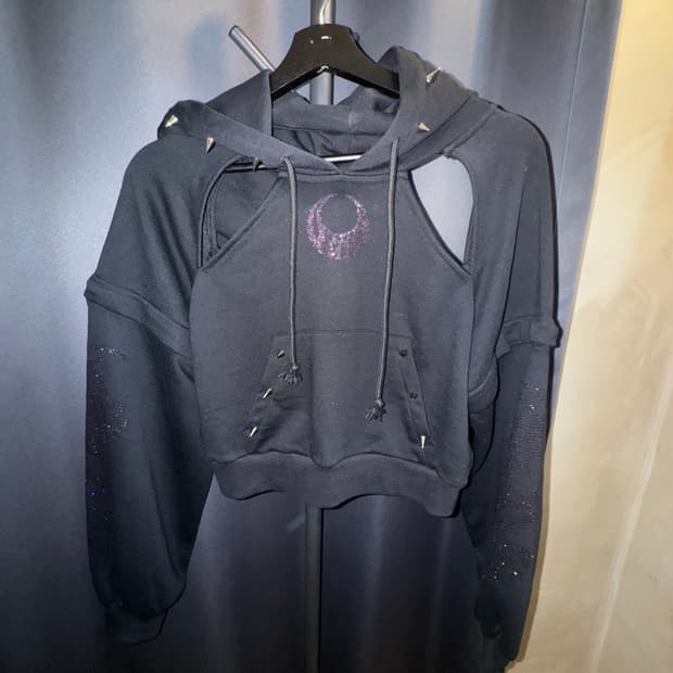 KRY 지뢰계 신상 크롭 후드 정품