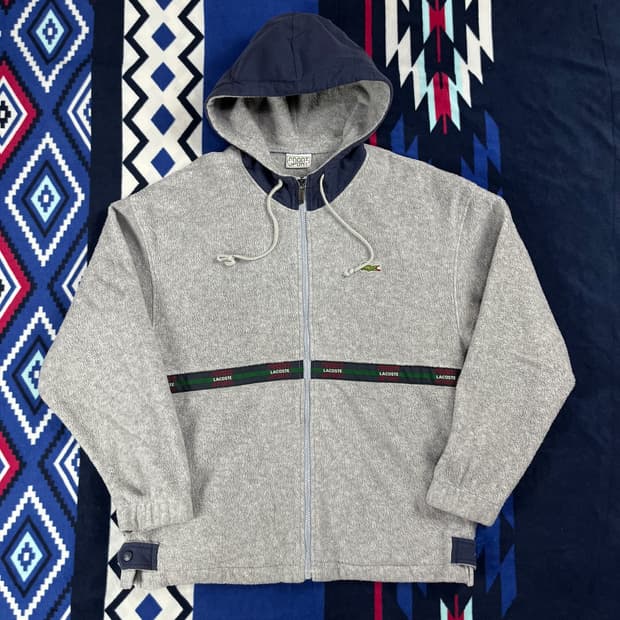 90s 라코스테 스포츠 플리스 빈티지 집업(실측확인)