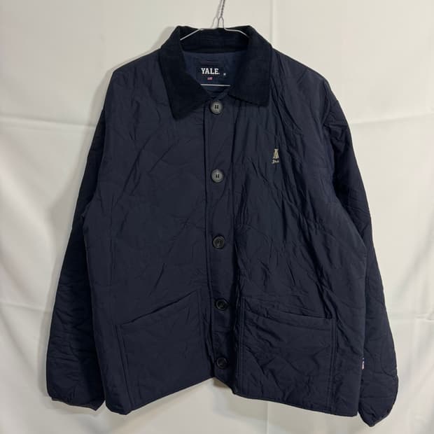 예일 코듀로이 퀼팅 점퍼