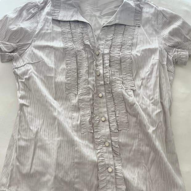 공겜여주 긱시크 페어리 블라우스