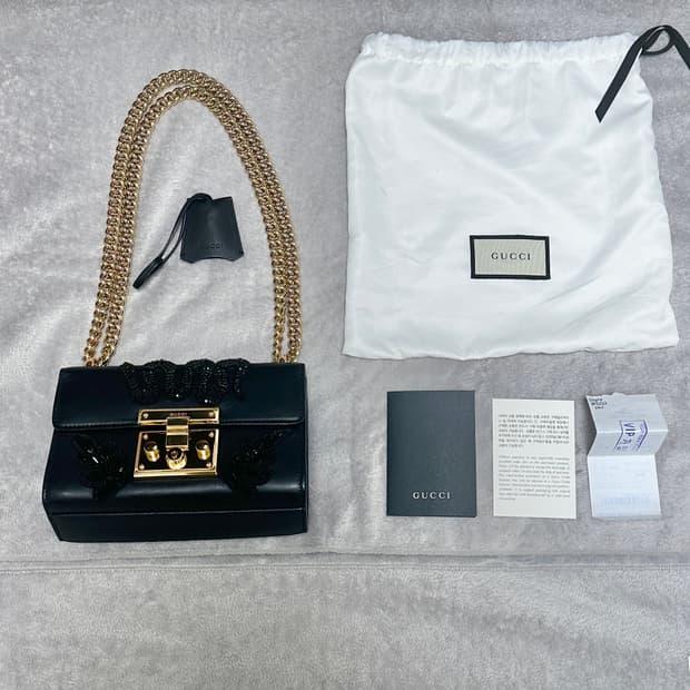 구찌 패들락 스네이크비즈 골드 체인백 432182(국내매장정품)