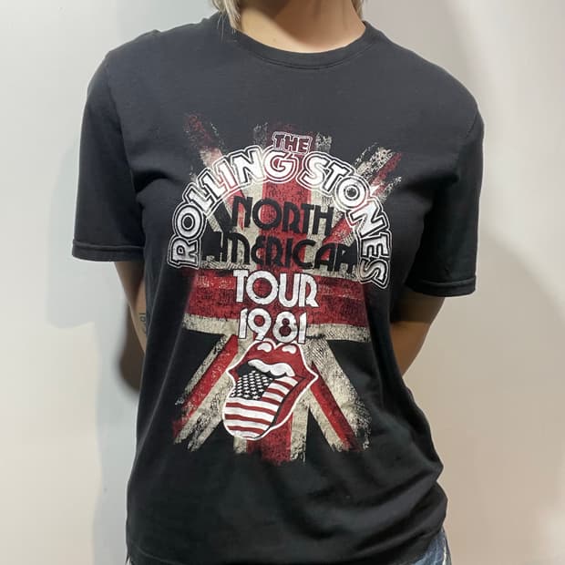 롤링스톤즈 1981 투어 스타일 티셔츠