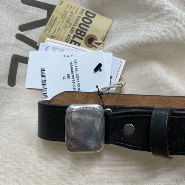 Rrl 빈센스 벨트 블랙32 국내 새상품