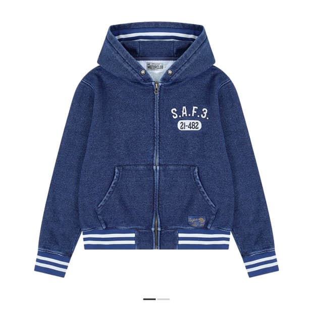 사파리스팟 데님 후드집업