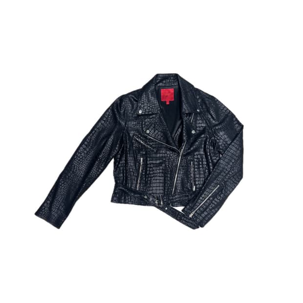 뱀피 라이더자켓 아우터 