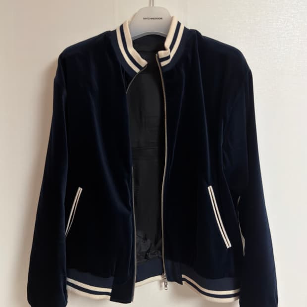 유스 벨벳 자켓