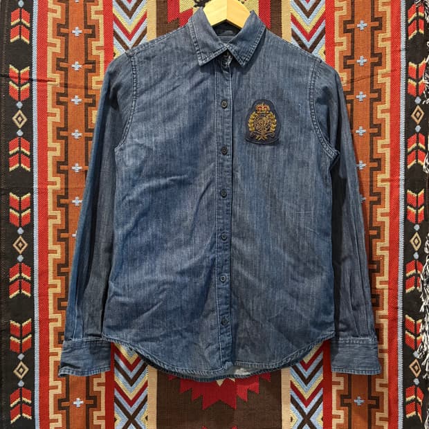 폴로 랄프로렌 빈티지 데님 셔츠