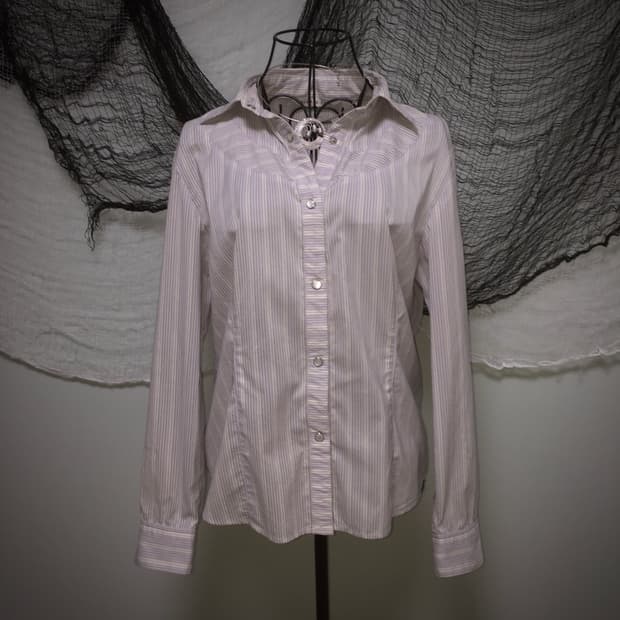 Lavender stripe fairy gyaru shirt