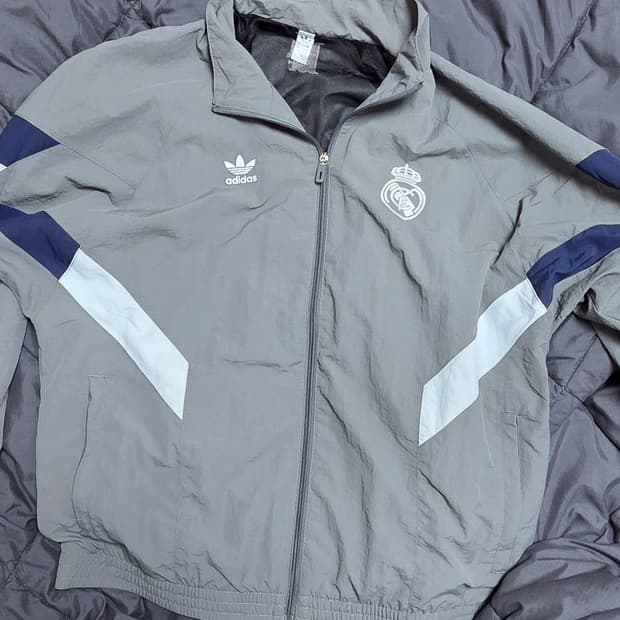 아디다스 레알마드리드 트랙탑 바람막이(JI9479) XL
