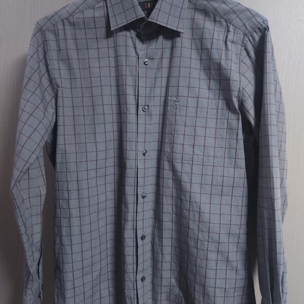 닥스 긴팔 체크셔츠, M