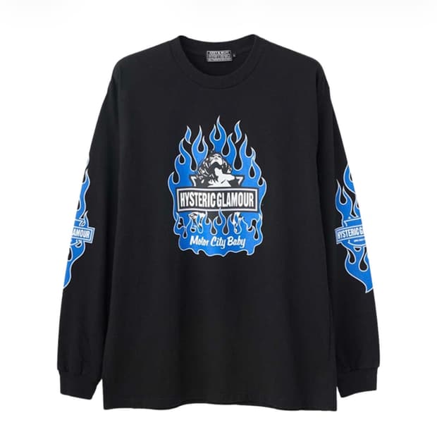 히스테릭 글래머 플레임 셔츠 XL (100-105)