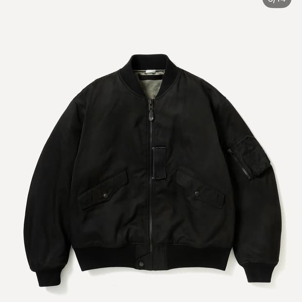 아프레쎄 빈티지실크 L-2B 플라이트자켓