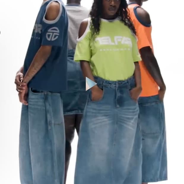 텔파 트리플 티셔츠 네이비 (M)