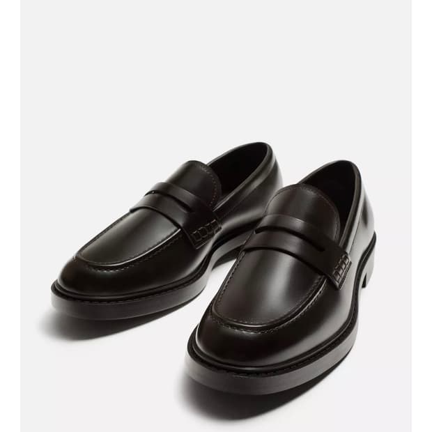 자라 브라운 포멀 페니 로퍼