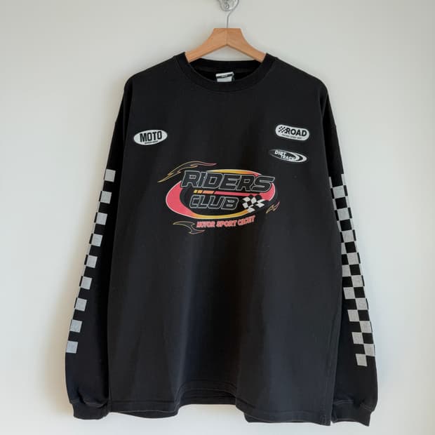 아웃스탠딩(OUTSTANDING) 레이싱 롱슬리브