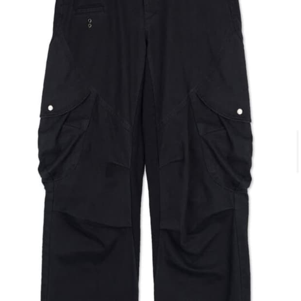 Ignota core9 washed cargo pants black