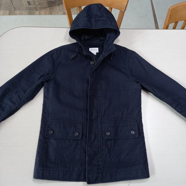 95-100 CLUB MONACO 면 후드집업 블랙 M-966