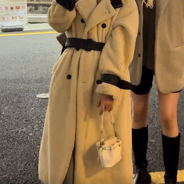 롱 무스탕 (립합 쇼핑몰)