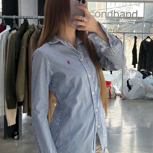 폴로랄프로렌 커스텀핏 스트라이프 셔츠