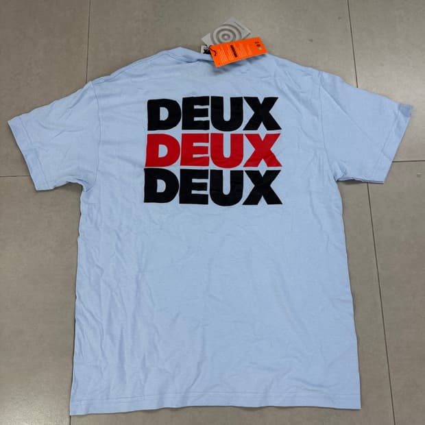 듀스 트리플로고 티셔츠 새상품 L