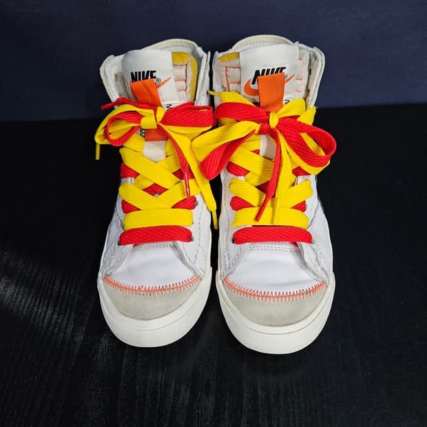 나이키 블레이저 미드 77 화이트 남성 260 하이탑 운동화 