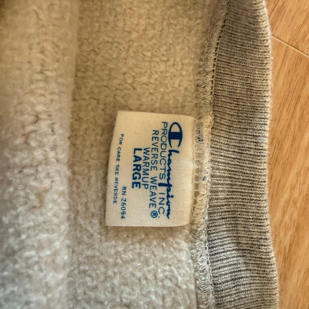 일본매장판 챔피온 리버스 위브 맨투맨 L 회색